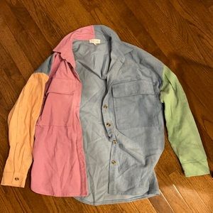 ACOA Corduroy Shacket. Small